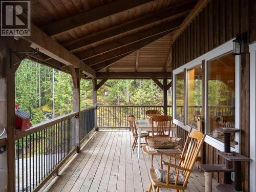 1837 Blubber Bay Rd, Texada Island, BC - Outdoor With Deck Patio Veranda With Exterior