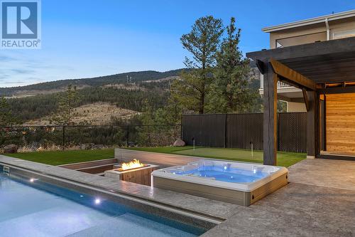 3043 Shaleview Drive, West Kelowna, BC - Outdoor With In Ground Pool With Deck Patio Veranda