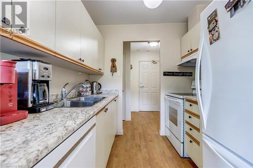 850 6Th Street E Unit# 202, Owen Sound, ON - Indoor Photo Showing Kitchen With Double Sink