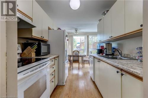 850 6Th Street E Unit# 202, Owen Sound, ON - Indoor Photo Showing Kitchen With Double Sink