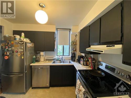 2871 Richmond Road Unit#603, Ottawa, ON - Indoor Photo Showing Kitchen With Double Sink