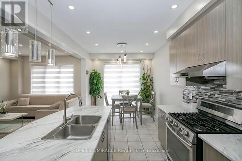 151 Robert Parkinson Drive, Brampton, ON - Indoor Photo Showing Kitchen With Double Sink With Upgraded Kitchen