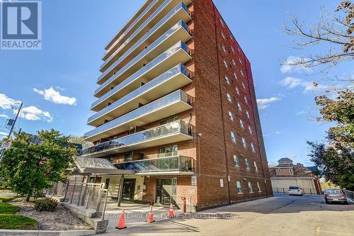 201 - 81 Charlton Avenue E, Hamilton, ON - Outdoor With Balcony