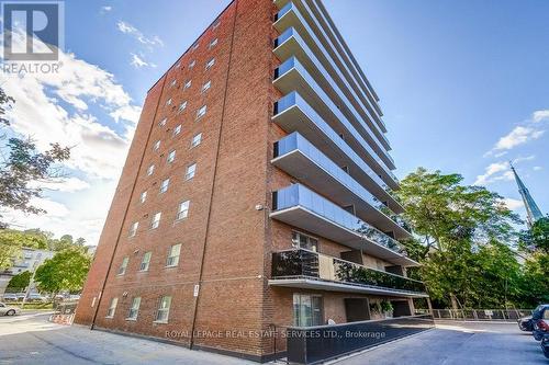 201 - 81 Charlton Avenue E, Hamilton, ON - Outdoor With Balcony