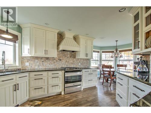 1829 Pleasant Valley Road, Armstrong, BC - Indoor Photo Showing Kitchen With Upgraded Kitchen