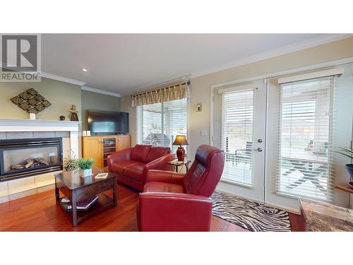 11909 Quail Ridge Place, Osoyoos, BC - Indoor Photo Showing Living Room With Fireplace