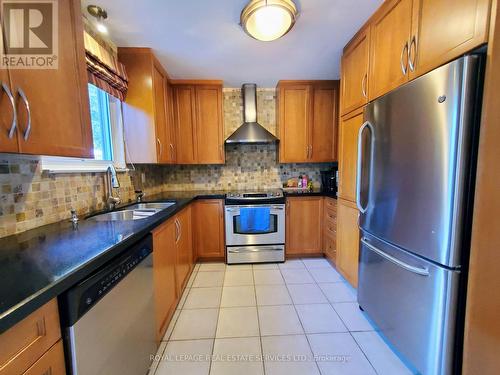 58 Mancroft Crescent, Brampton, ON - Indoor Photo Showing Kitchen With Double Sink