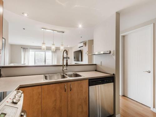 Cuisine - 303-1315 Rue Notre-Dame O., Montréal (Ville-Marie), QC - Indoor Photo Showing Kitchen With Double Sink