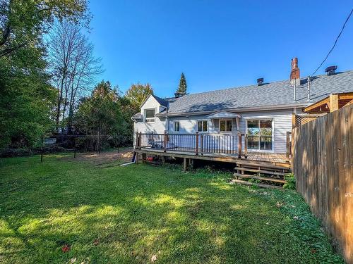 Backyard - 132 Rue Principale, Grenville, QC - Outdoor With Deck Patio Veranda