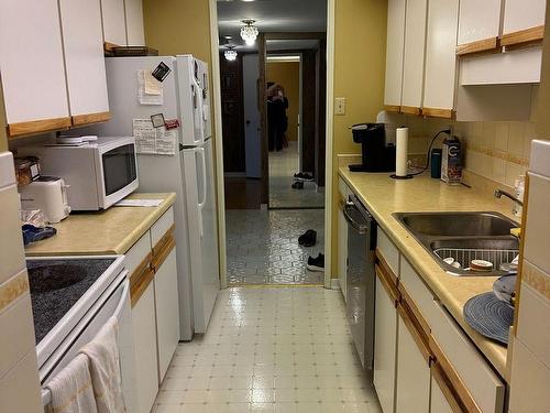 509-1300 Bloor St, Mississauga, ON - Indoor Photo Showing Kitchen With Double Sink