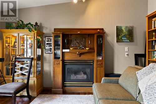 324 Ford Street, Bethune, SK - Indoor Photo Showing Living Room With Fireplace