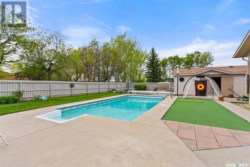 324 Ford Street, Bethune, SK - Outdoor With In Ground Pool With Backyard