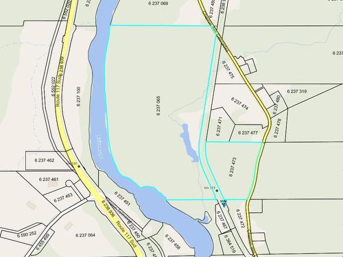 Plan (croquis) - Ch. Des Cascades, La Macaza, QC 