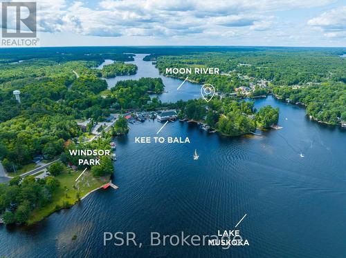 1020 Bala Falls Road, Muskoka Lakes, ON - Outdoor With Body Of Water With View