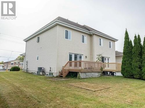 This backyard/ side yard is absolutely perfect for gardening. - 93 Mckenzie Street, Cornwall, ON - Outdoor With Deck Patio Veranda With Exterior