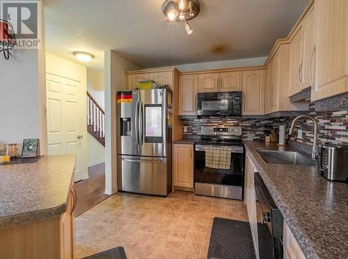 Spacious kitchen - refrigerator, stove and dishwasher included - 93 Mckenzie Street, Cornwall, ON - Indoor Photo Showing Kitchen With Upgraded Kitchen