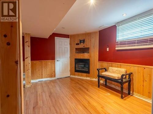 Finished basement. - 93 Mckenzie Street, Cornwall, ON - Indoor Photo Showing Other Room With Fireplace