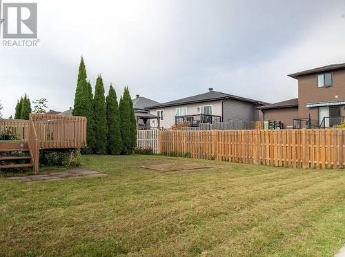 Backyard. - 93 Mckenzie Street, Cornwall, ON - Outdoor With Deck Patio Veranda