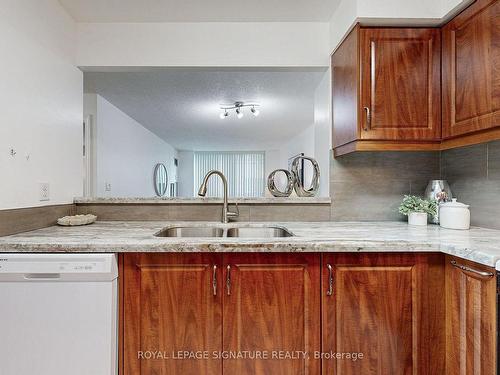 207-29 Pemberton Ave, Toronto, ON - Indoor Photo Showing Kitchen With Double Sink