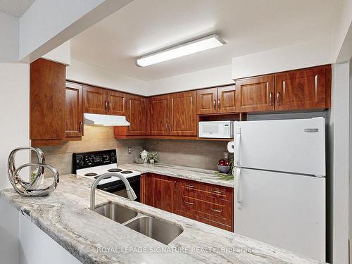 207-29 Pemberton Ave, Toronto, ON - Indoor Photo Showing Kitchen With Double Sink