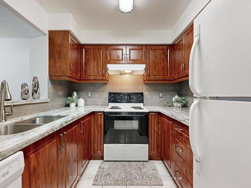 207-29 Pemberton Ave, Toronto, ON - Indoor Photo Showing Kitchen With Double Sink