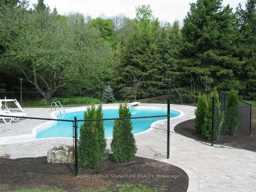 8268 Canyon Rd, Milton, ON - Outdoor With In Ground Pool With Backyard