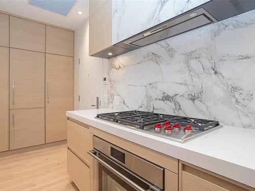 310-1916 Oak Bay Ave, Victoria, BC - Indoor Photo Showing Kitchen With Upgraded Kitchen