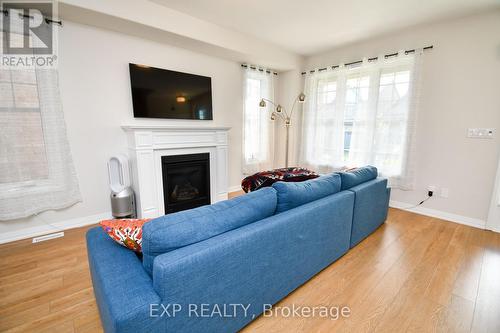 282 Noftall Gardens, Peterborough, ON - Indoor Photo Showing Living Room With Fireplace