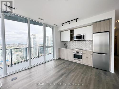 1803 - 36 Zorra Street, Toronto, ON - Indoor Photo Showing Kitchen