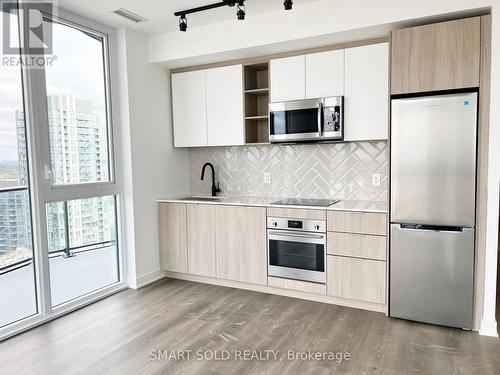 1803 - 36 Zorra Street, Toronto, ON - Indoor Photo Showing Kitchen