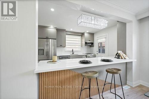 107 Lomar Drive, Toronto, ON - Indoor Photo Showing Kitchen With Upgraded Kitchen