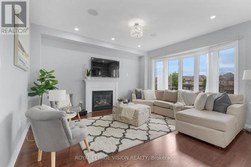 16 Torraville Street, Brampton, ON - Indoor Photo Showing Living Room With Fireplace