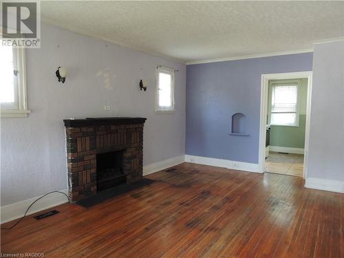 151 Countess Street N, Durham, ON - Indoor Photo Showing Other Room With Fireplace