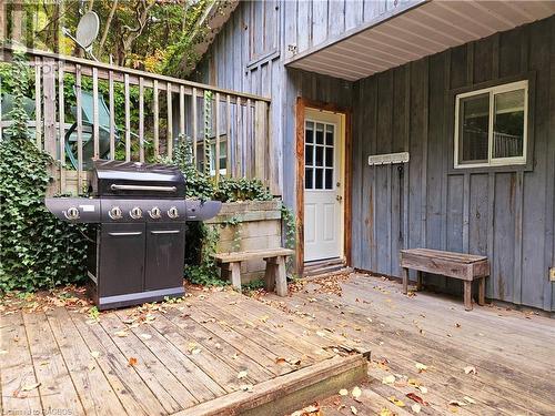 BBQ station - 28 Helen Street, Lions Head, ON - Outdoor With Deck Patio Veranda With Exterior