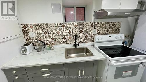 Lower - 144 Evelyn Crescent, Toronto, ON - Indoor Photo Showing Kitchen With Double Sink