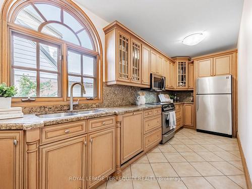 35 Joseph St, Toronto, ON - Indoor Photo Showing Kitchen With Double Sink