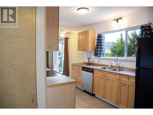 9660 School Road, Coldstream, BC - Indoor Photo Showing Kitchen With Double Sink