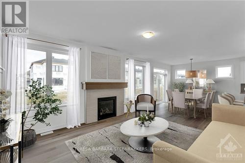 783 Kenny Gordon Avenue, Ottawa, ON - Indoor Photo Showing Living Room With Fireplace