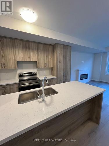 1338 Kobzar Drive, Oakville, ON - Indoor Photo Showing Kitchen With Double Sink