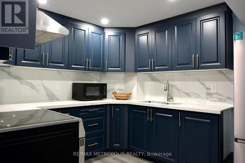 Bsmt - 29 Brockman Crescent, Ajax, ON - Indoor Photo Showing Kitchen With Double Sink