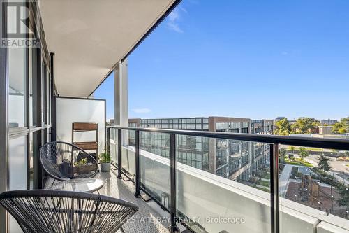 413 - 60 George Butchart Drive, Toronto, ON - Outdoor With Balcony With View With Exterior