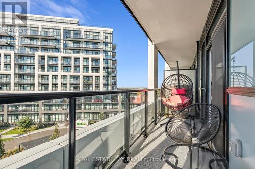 413 - 60 George Butchart Drive, Toronto, ON - Outdoor With Balcony With Exterior