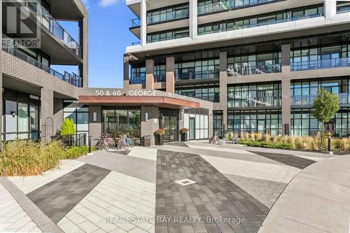 413 - 60 George Butchart Drive, Toronto, ON - Outdoor With Balcony