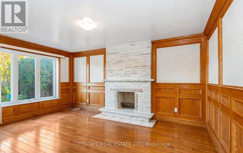 1548A Carolyn Road, Mississauga, ON - Indoor With Fireplace