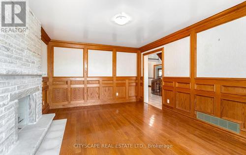 1548A Carolyn Road, Mississauga, ON - Indoor Photo Showing Other Room With Fireplace