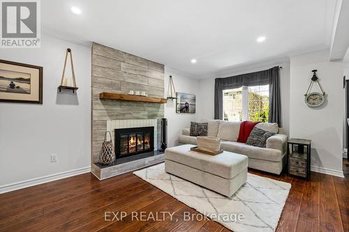 2994 Range Line Road, Ajax (South East), ON - Indoor Photo Showing Living Room With Fireplace