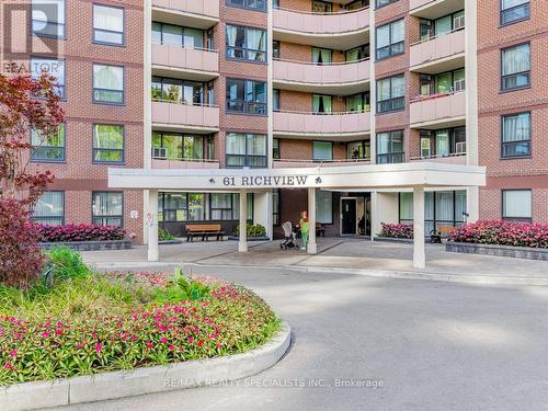 1204 - 61 Richview Road, Toronto, ON - Outdoor With Balcony With Facade