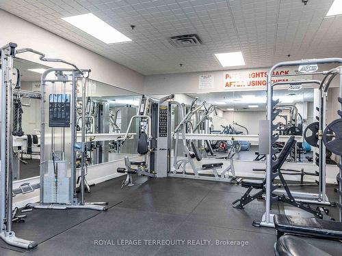 210-300 Manitoba St, Toronto, ON - Indoor Photo Showing Gym Room