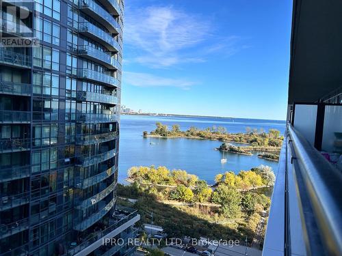 1404 - 65 Annie Craig Drive, Toronto, ON - Outdoor With Body Of Water With View