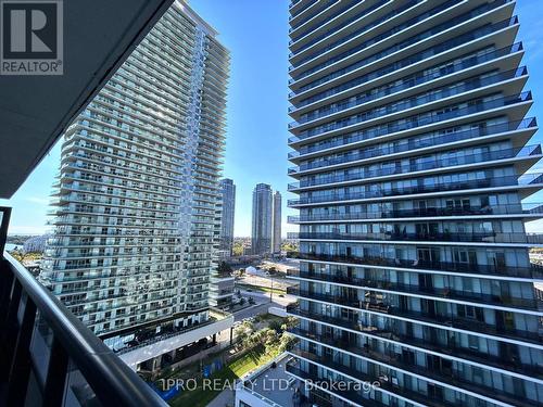 1404 - 65 Annie Craig Drive, Toronto, ON - Outdoor With Balcony With Facade